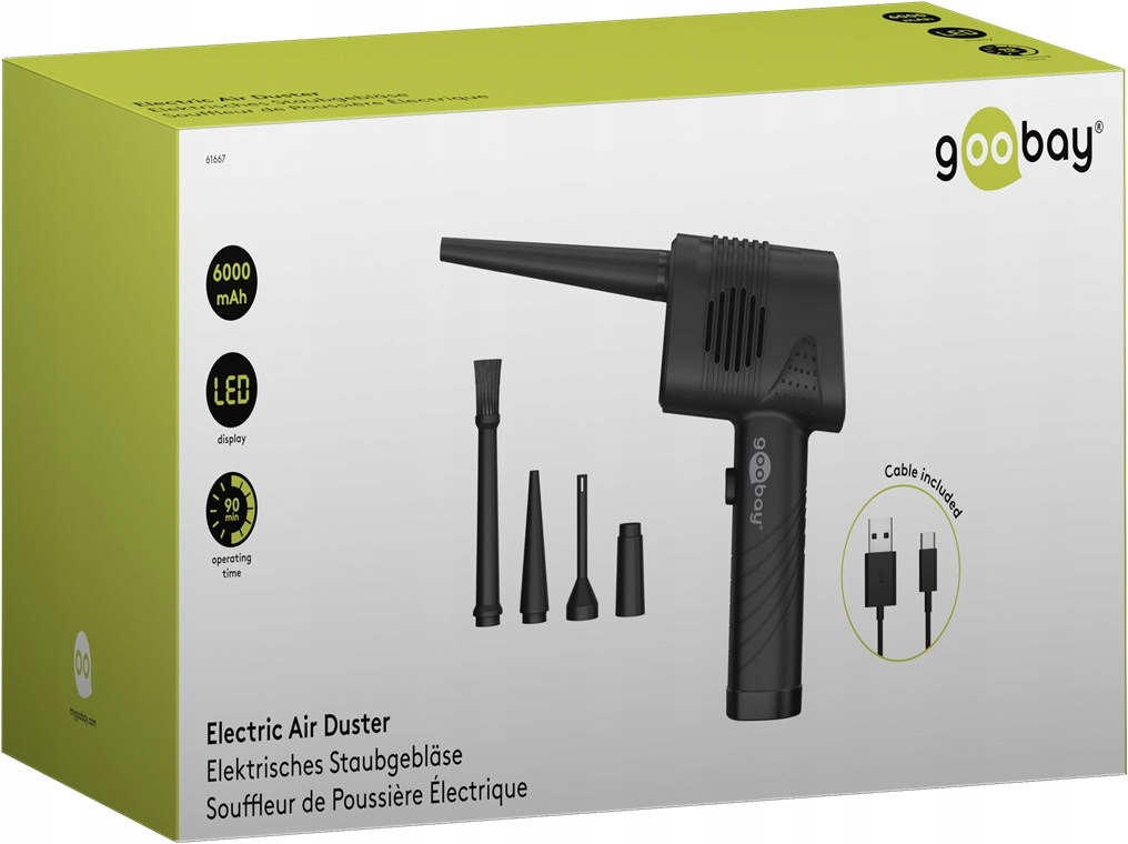 Akumulátorová pumpa Goobay nástavce