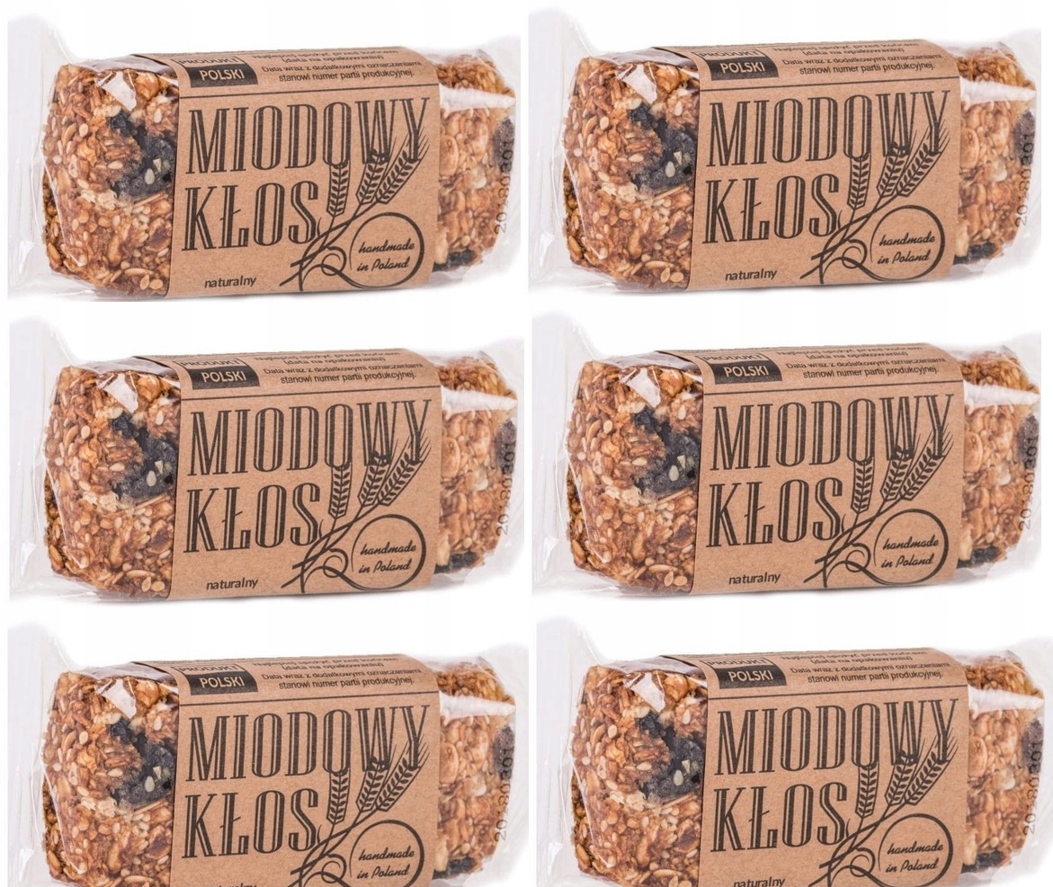 Baton Miodowy Kłos Z miodowa 80g 16 sztuk