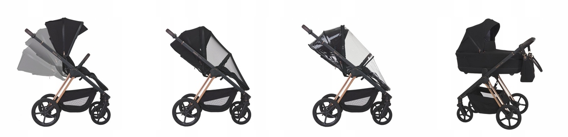 Nowy Wózek 2w1 Espiro Miloo 2024 109 CHARMING TOUCH Beżowy + Adaptery Model Miloo 2024 109 charming touch