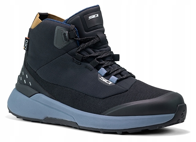 Sidi Nucleus Gtx Black Sea Pánske Motocyklové Topánky Pre Mužov Krátke Čierne