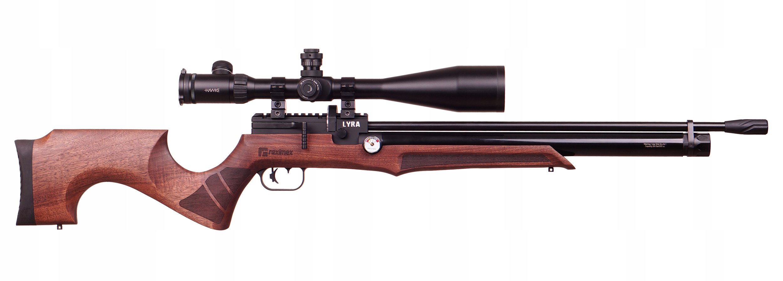 Wiatrówka Pcp Reximex Lyra Rg 4,5 mm z regulatorem Zawór Tuningowy