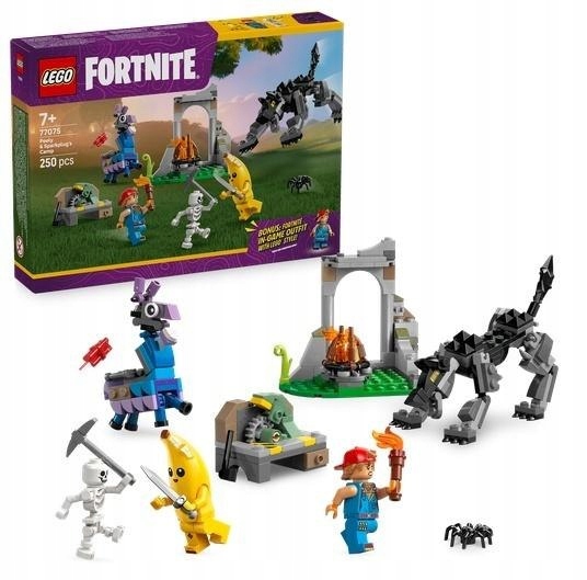 Lego(r) Fortnite 77075 Kožek a jiskra a tábor