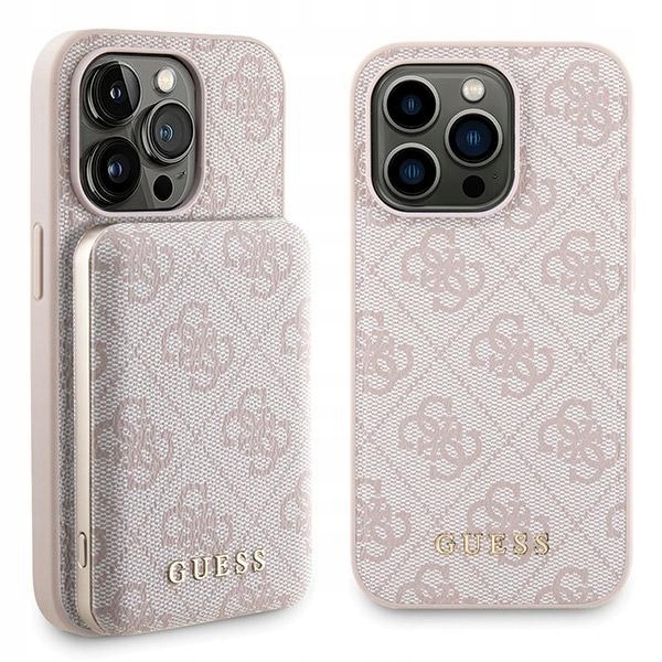 Zestaw Guess GUBPM5P14L4GEMGP do iPhone 14 Pro Etui i Powerbank 5000mAh