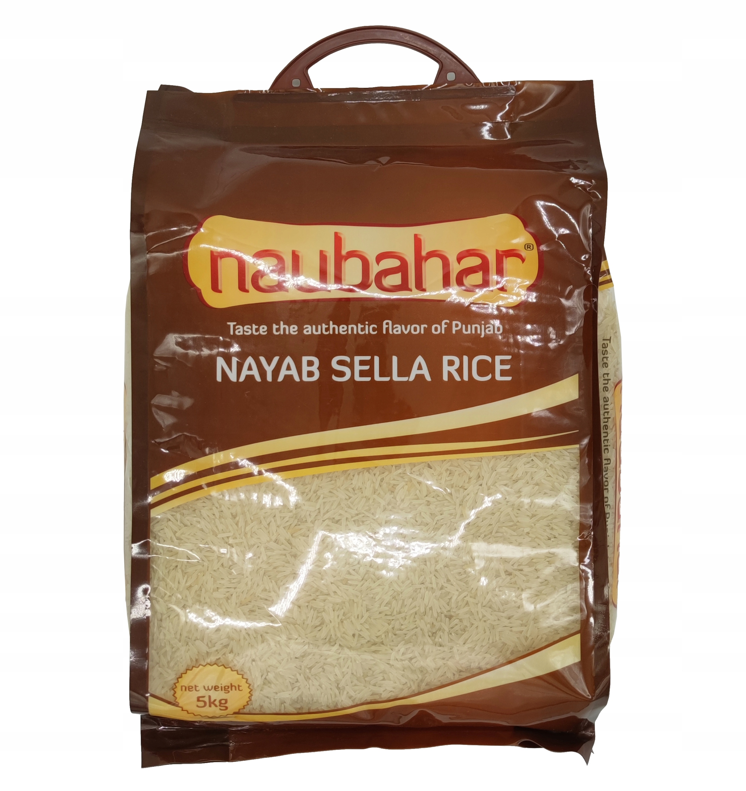 Levně Rýže basmati 1121 vyzrálá parboiled – Nayab Sella Rice 5 kg Pákistán