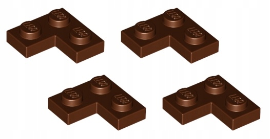 

Lego płytka 2x2 narożna brązowa 4szt. 2420 Nowa