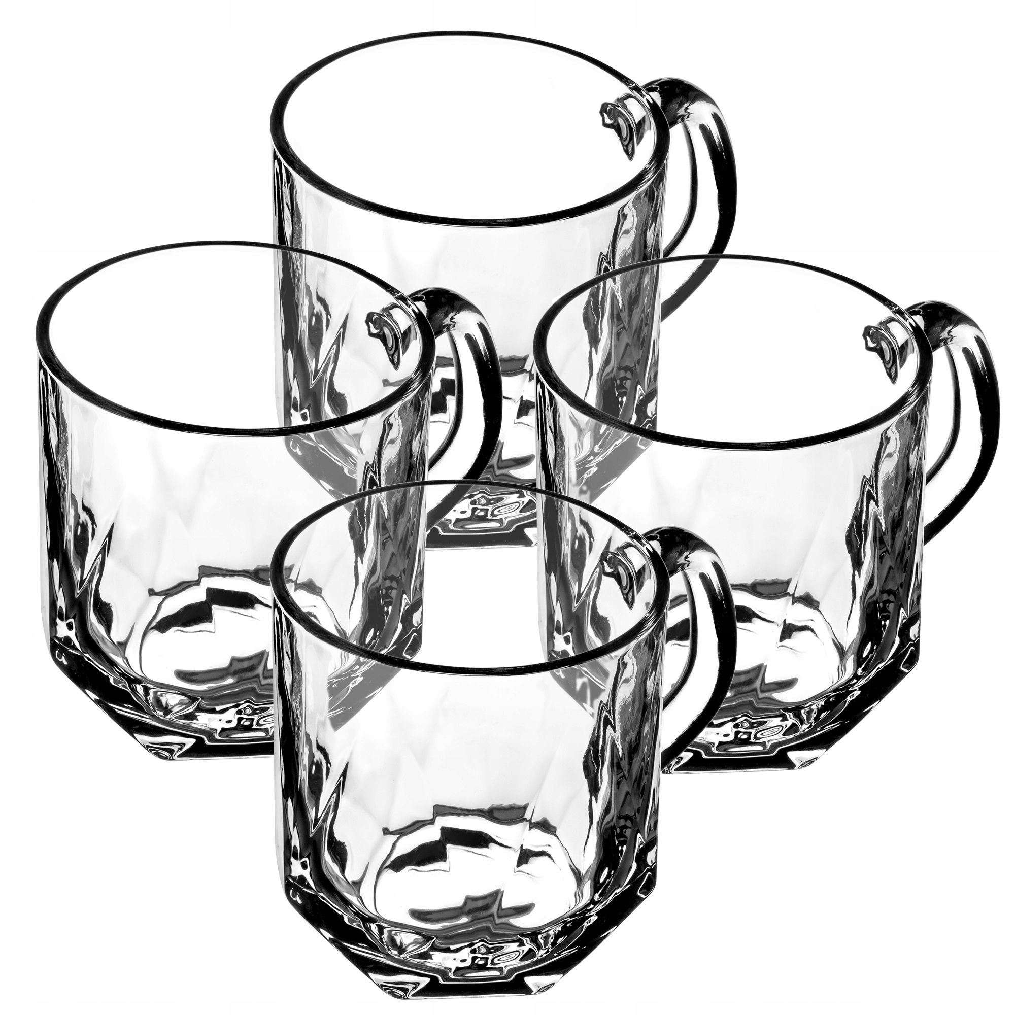 

Szklanki Do Kawy Herbaty 300ml Zestaw Komplet 4szt