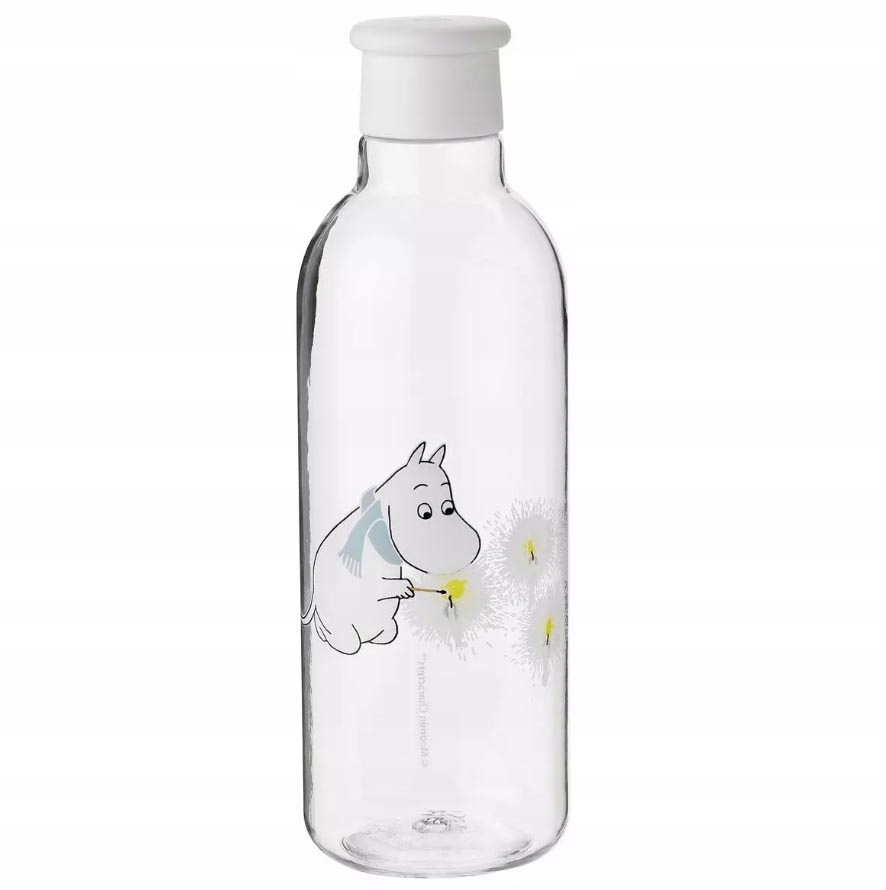 BUTELKA 750 ml biała Muminki RIG-TIG