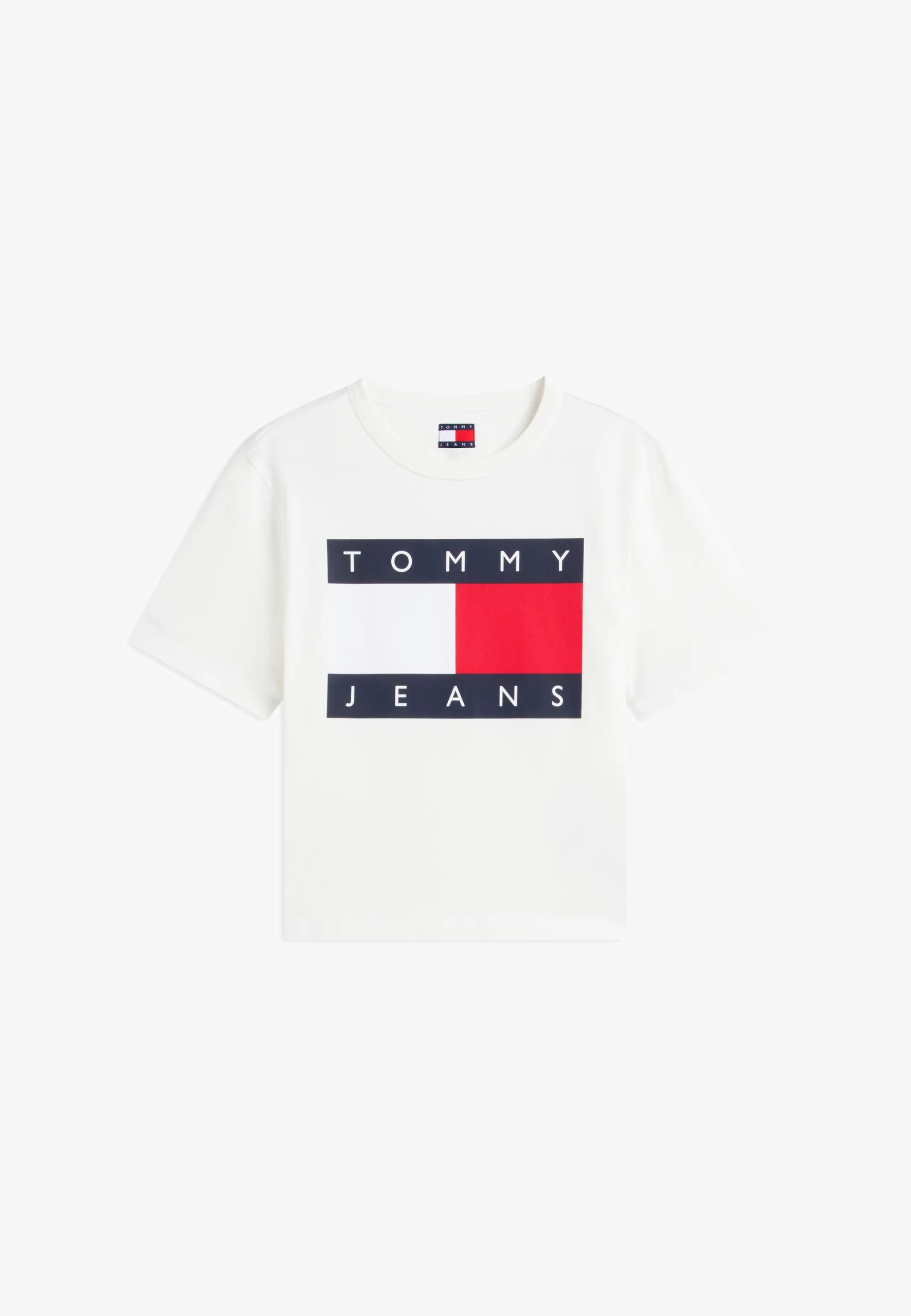 Tommy Jeans tričko s potiskem ecru L