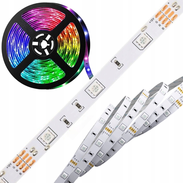 

Taśma pasek Led Rgb kolorowa Smd multikolor 1M 7W