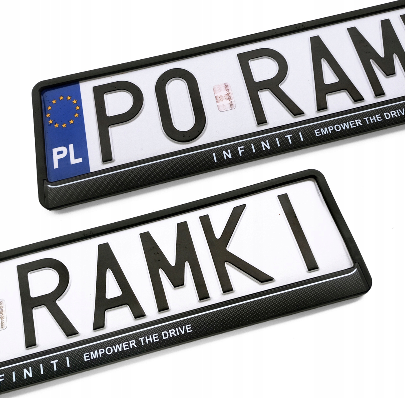 Infiniti Q30 Q50 Q60 Q70 Qx QX30 QX50 QX60 ramki pod tablice rejestracyjne