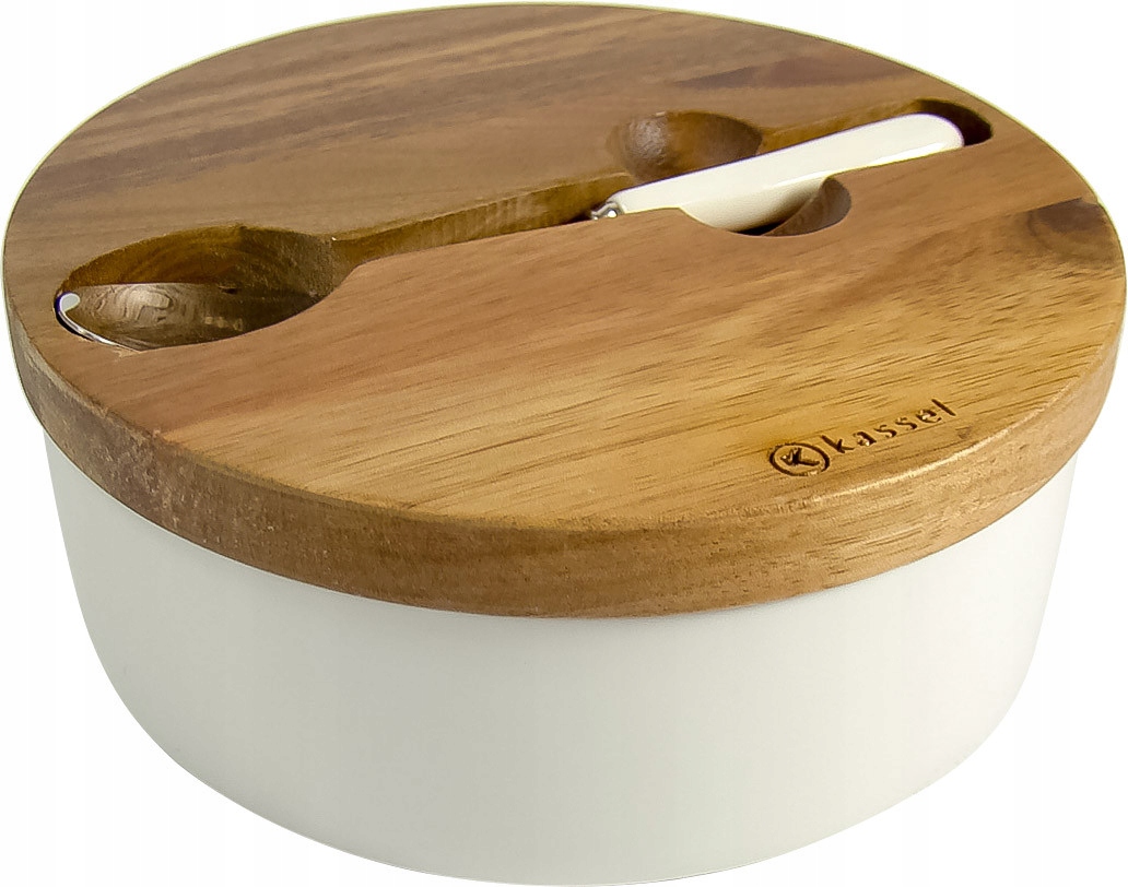 

Cukierniczka Porcelanowa Pojemnik Łyżka Pokrywka