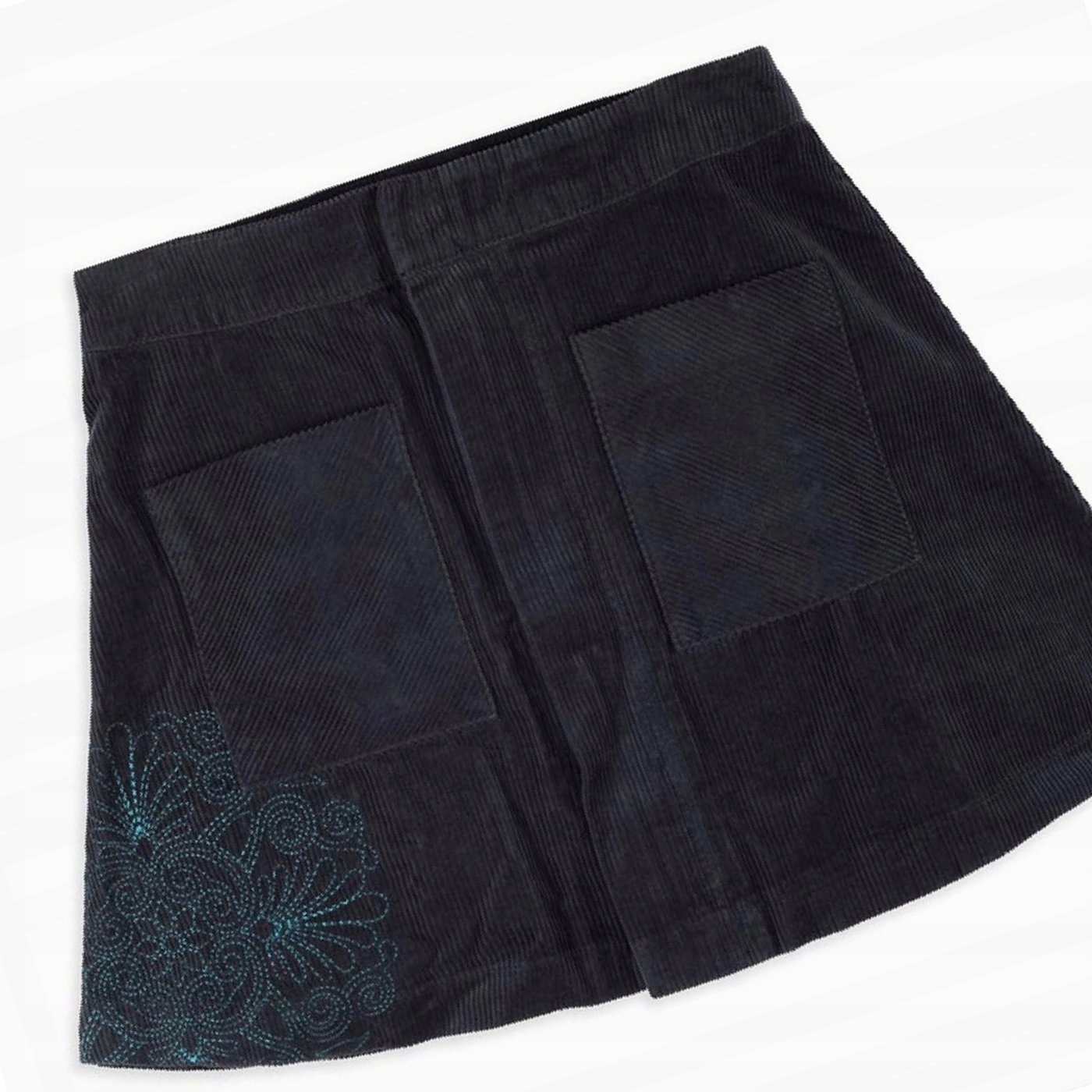 Sukně s kapsami Desigual flanelová L 40