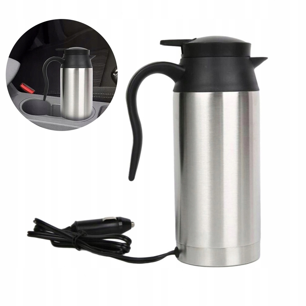 Rychlovarná Konvice Do Auta 12V 750ML Ohřev Vody Zapalovač