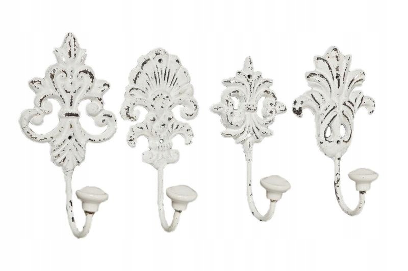 

Solidny metalowy wieszak ścienny dekoracyjny kpl