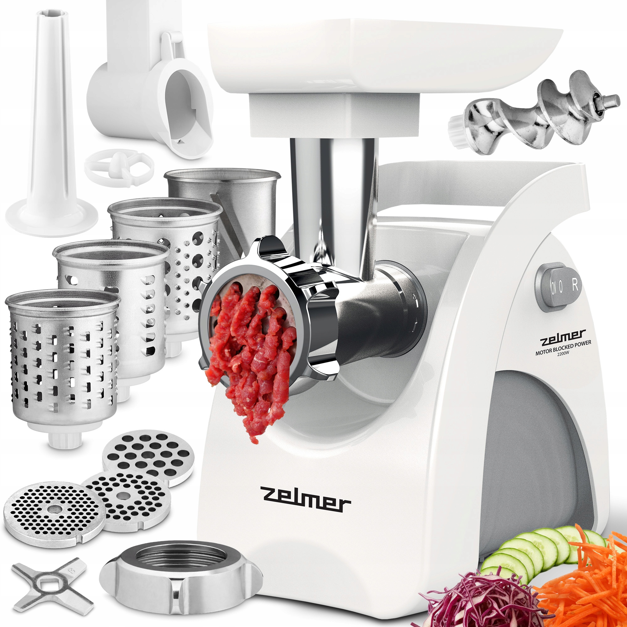 Zelmer ZMM9802B 2200W 3 sitka Szatkownica