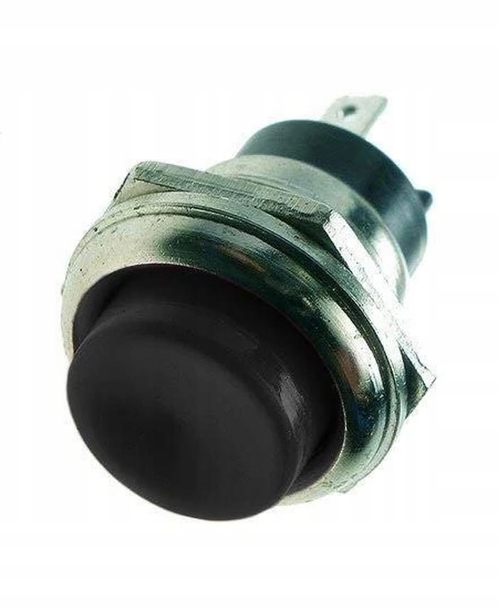 Przełącznik chwilowy OFF-(ON) reset czarny PBS-26BB, PBS26B/B Symbol PBS26BB