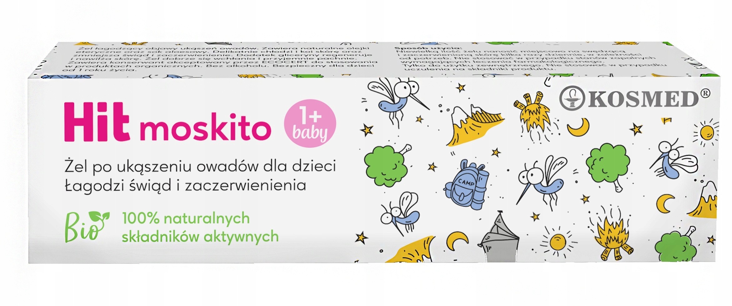 Kosmed Moskito Kids Żel łagodzący po ukąszeniu owadów dla dzieci 15 ml