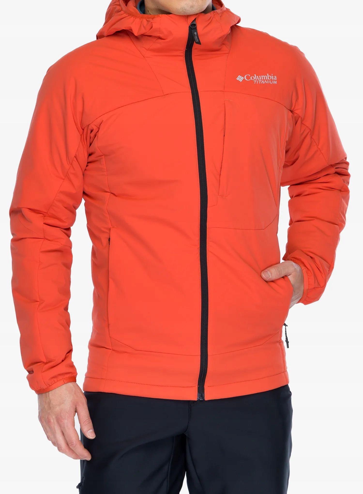 Zateplená bunda Columbia Silver Leaf Lite Hooded Jacket zing M