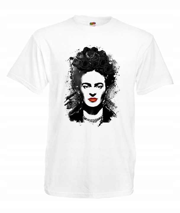 

XXXL Koszulka Męska Frida Kahlo Kwiaty Meksyk Wzór
