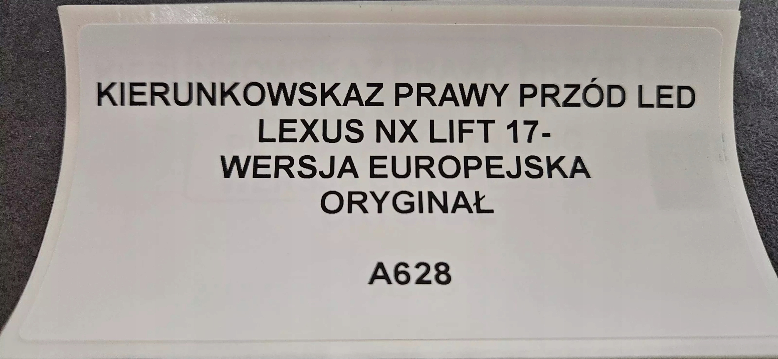 Blinkerleuchte rechts vorne LED LEXUS NX LIFT 17- EU