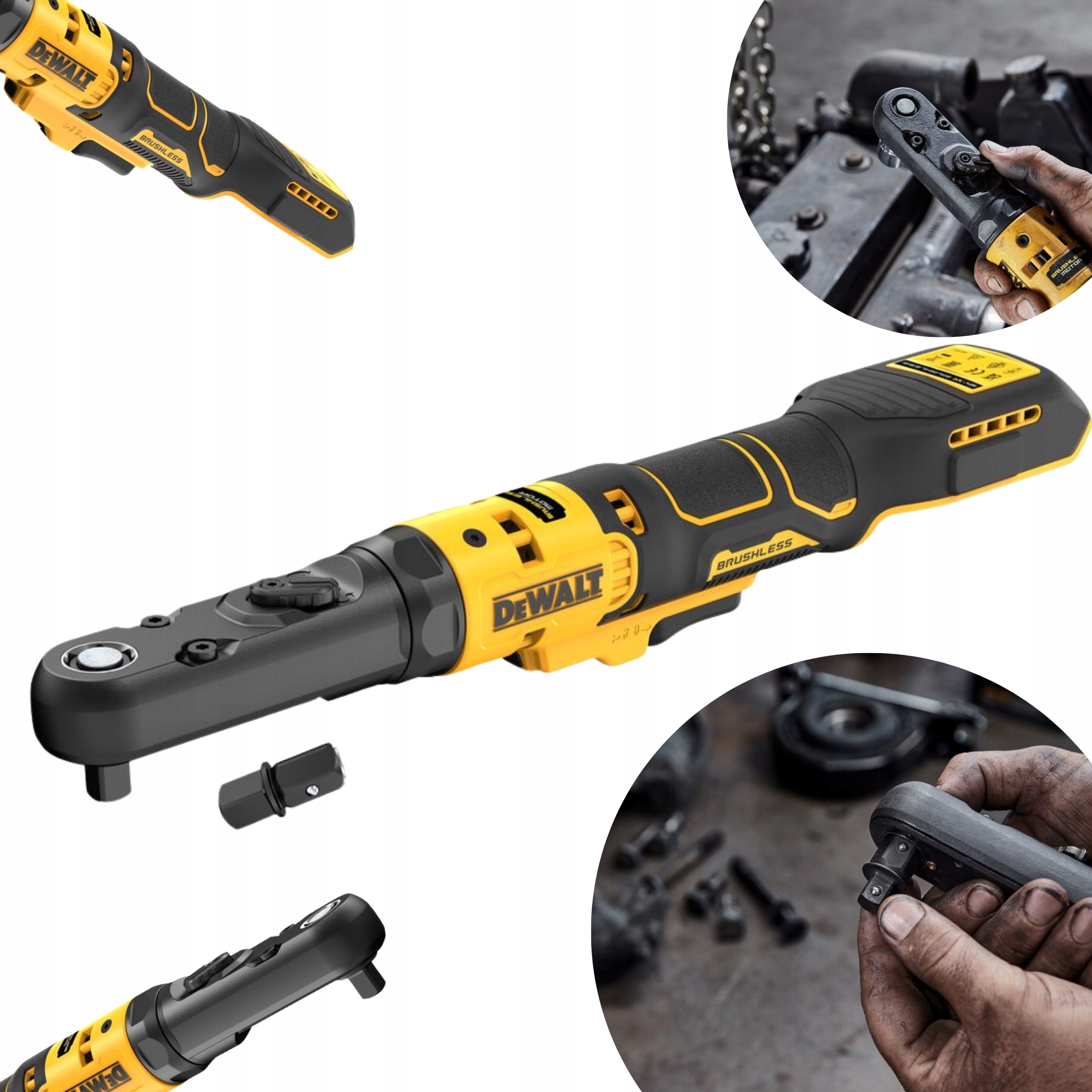 Akumulátorová račňa Dewalt kľúč 18V 1/2" 3/8" DCF510N Body