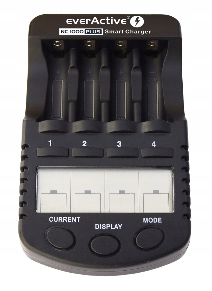 Ładowarka AA AAA everActive NC-1000 PLUS LCD Marka Everactive