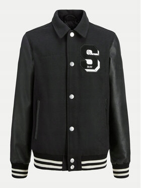 Jack Jones Junior Kurtka bomber Chłopiec czarny 12261333
