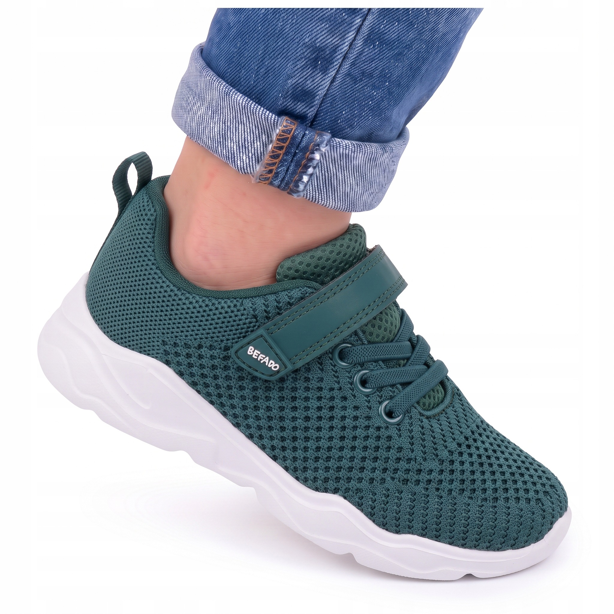 Befado buty sportowe dziecięce 516Y437 na Rzepy do Przedszkola Szkoły 32