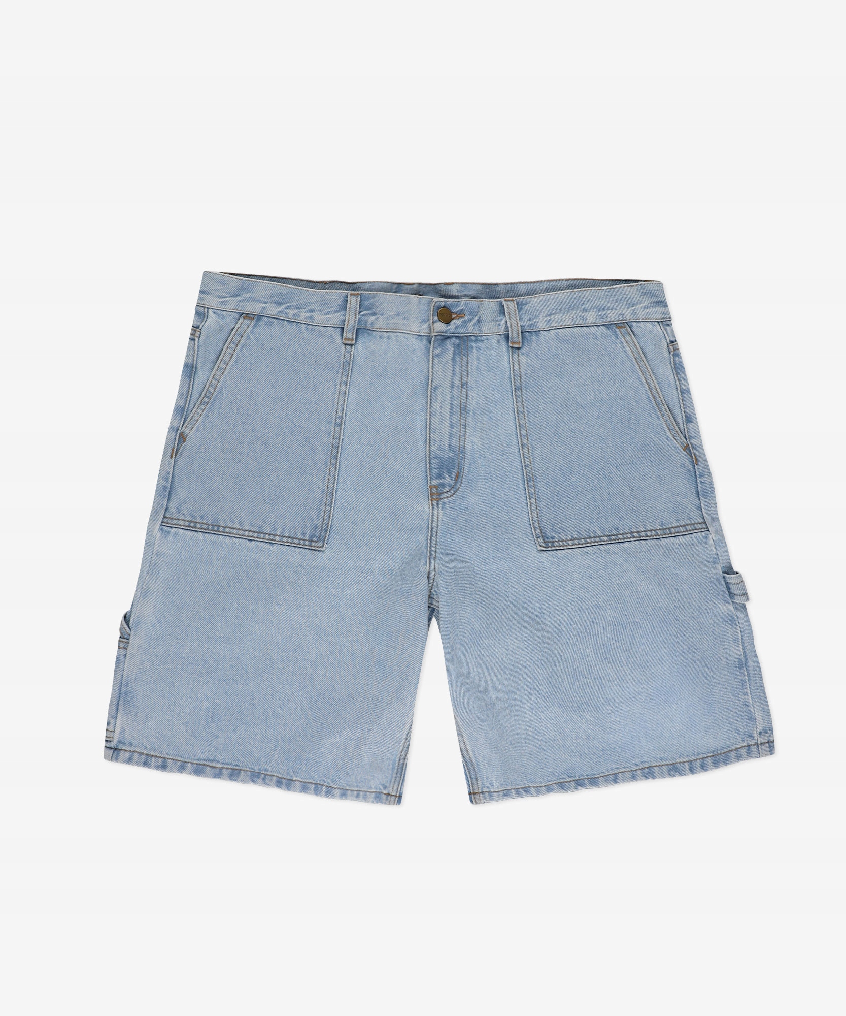 Męskie jasnoniebieskie krótkie spodenki jeansowe Prosto Baggy Zaxx L