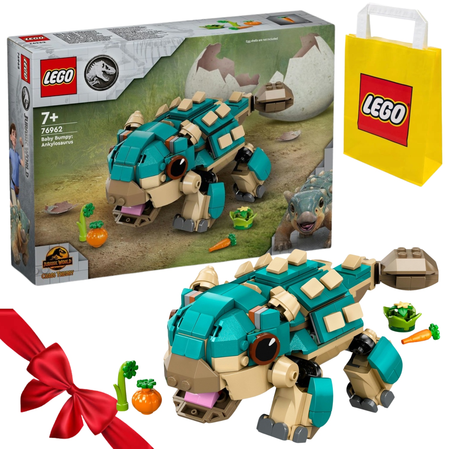 Zestaw Klocków Lego Jurassic World 76962 Mały Ankylozaur Na Święta