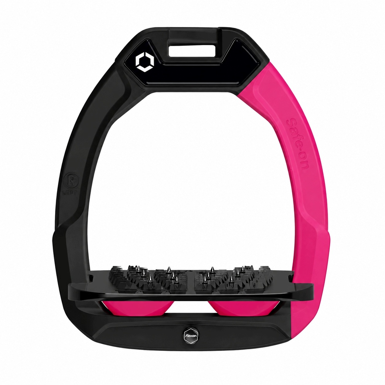 Třmeny Flex-on Safe-On Inclined Ultra-Grip s hroty, nakloněná patka