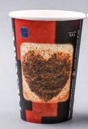 

Kubek jednorazowy papierowy nadrukiem 400 ml 50szt