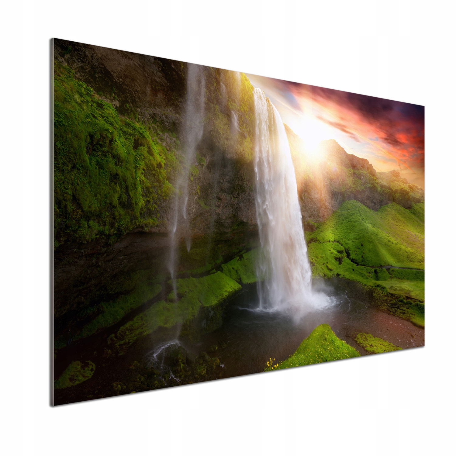 Panel medzi nábytkom v kuchyni Vodopád 100x70 Lepidlo