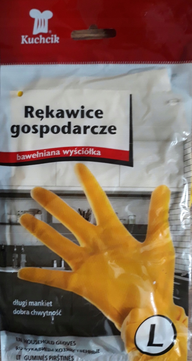 

Rękawice gospodarcze gumowe ochronne rozmiar M