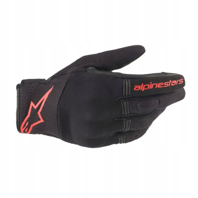 Textilné rukavice Alpinestars Copper Black/Fluo Red XXL