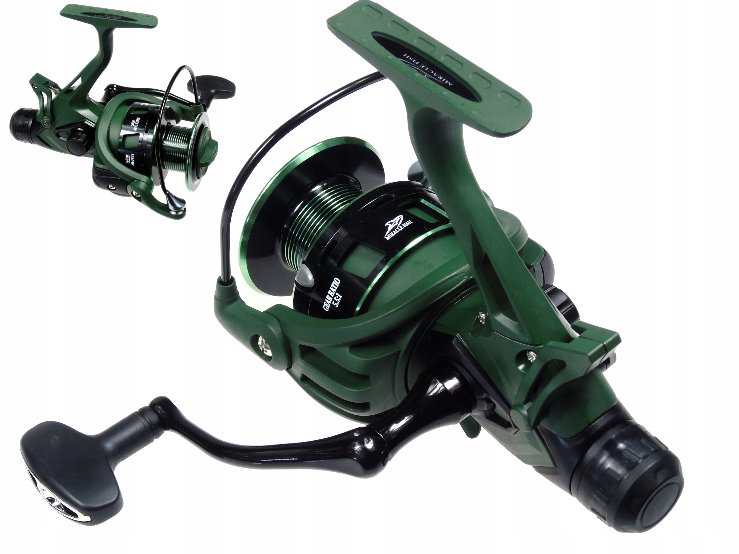 Kołowrotek G-carp 4000 Z Wolnym Biegiem 2X Szpula Plecionka Żyłka Wędkarski