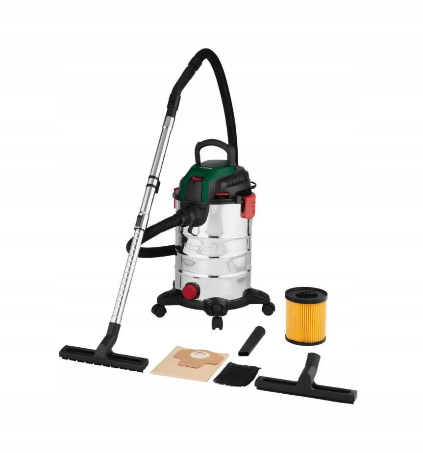 Vysavač pro mokré/suché vysávání 1400 W, Parkside Pwd 25 C4,25L, 240 Airwatt