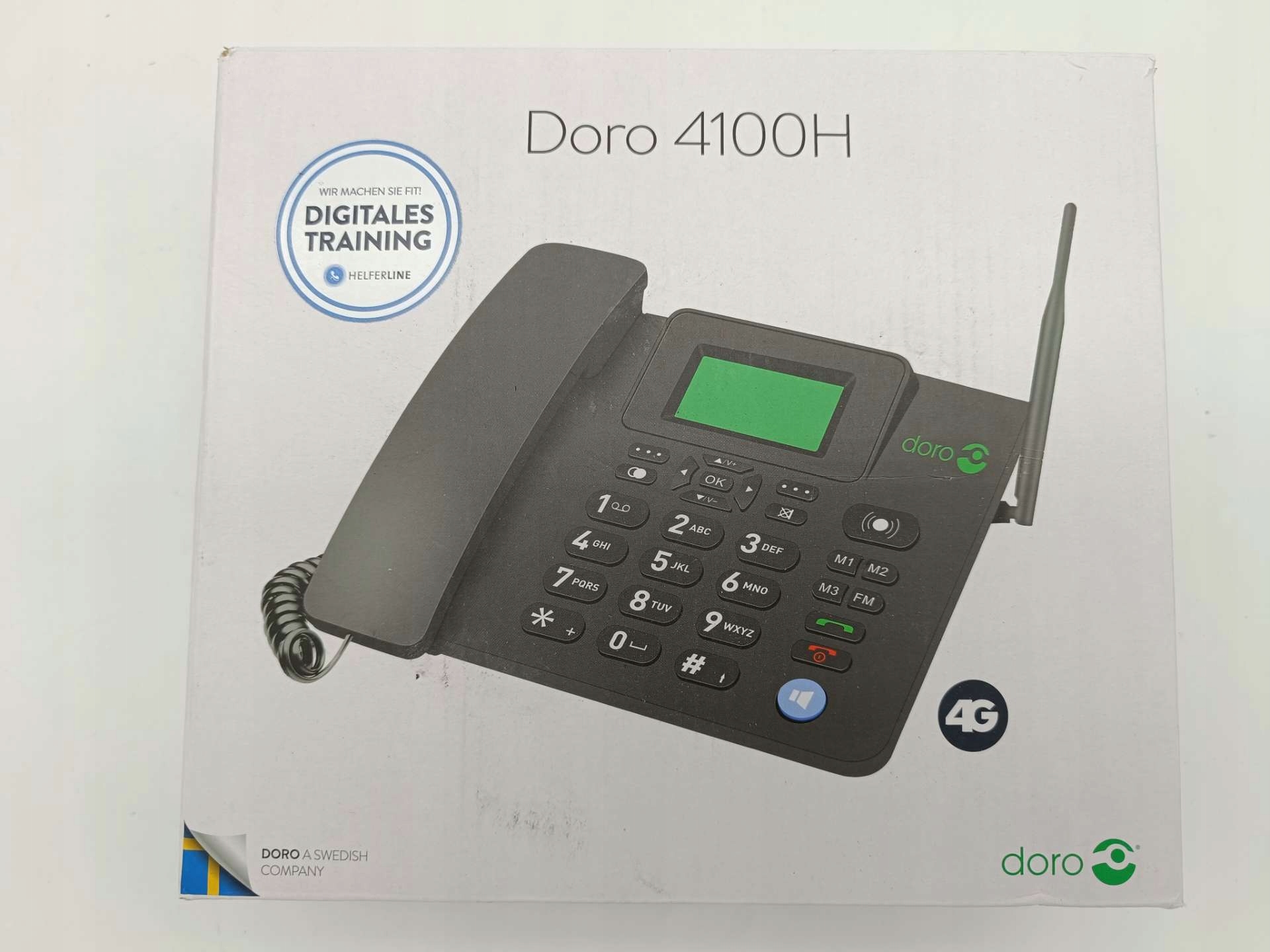 Stacjonarny telefon komórkowy Doro 4100H czarny EAN (GTIN) 7322460083809