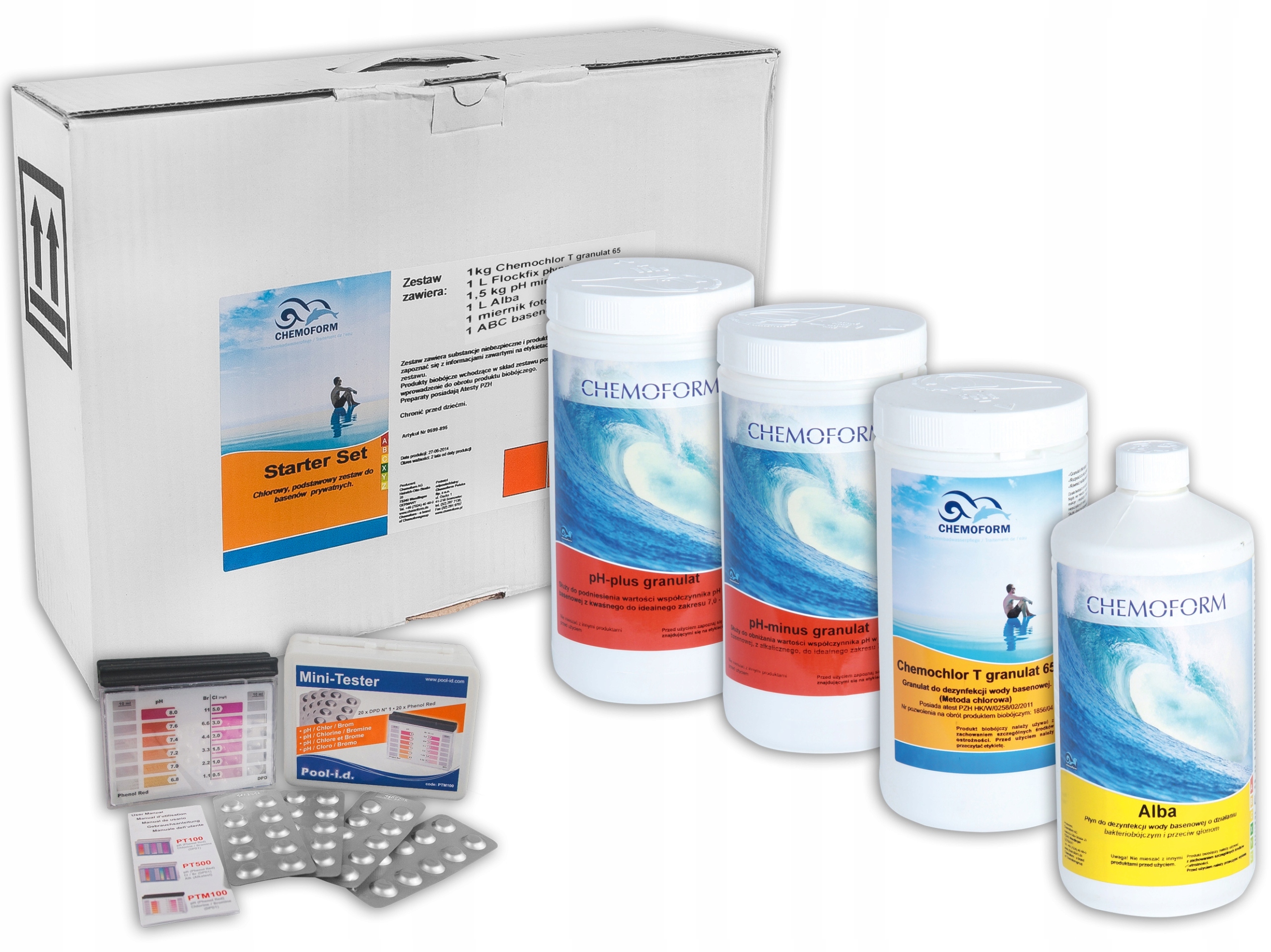 Chemia Basenowa Zestaw Chemi Starter Set Chemoform