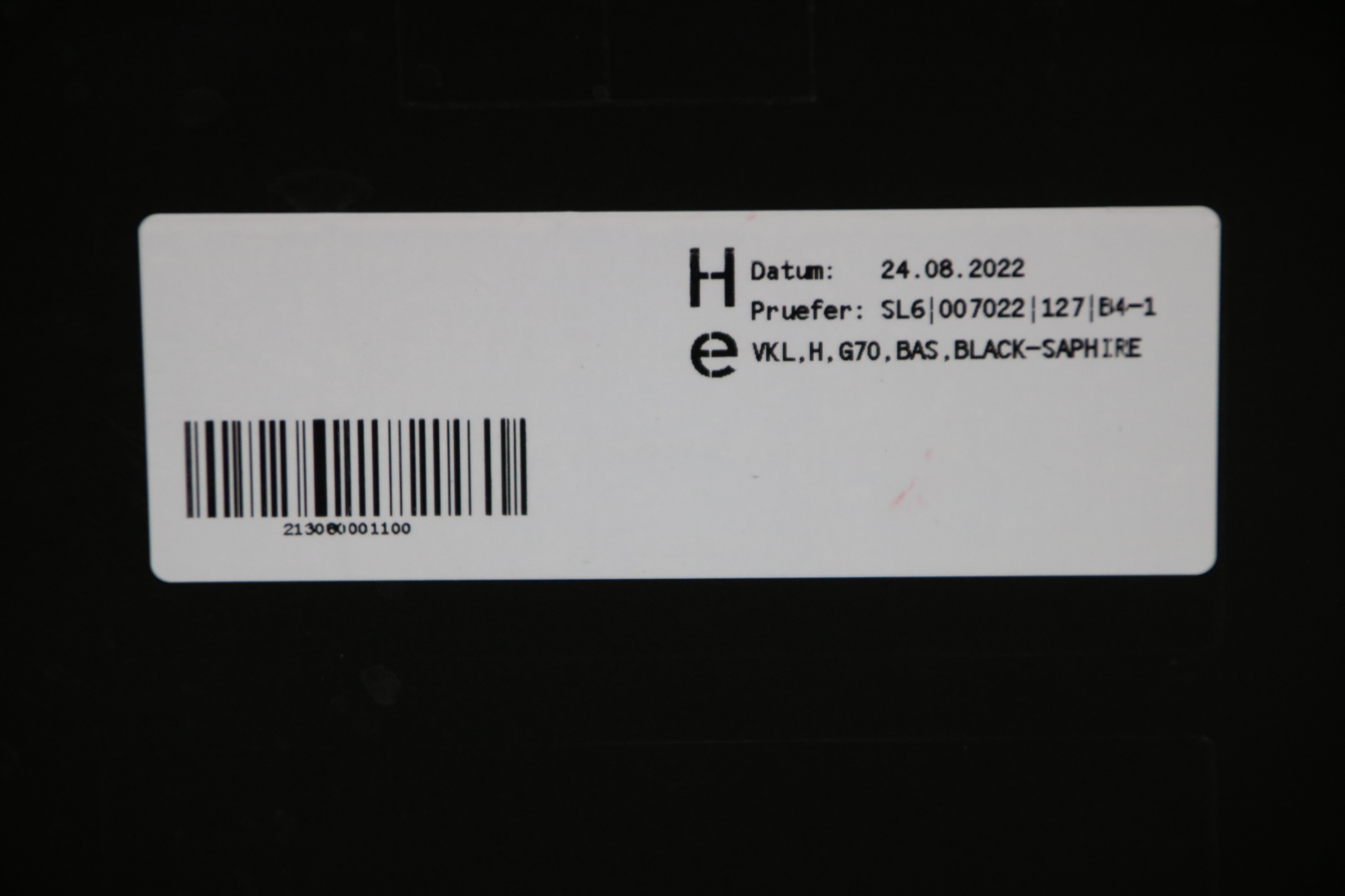 BMW 7 G70 bumper rear part rear 6xPDC colour 475