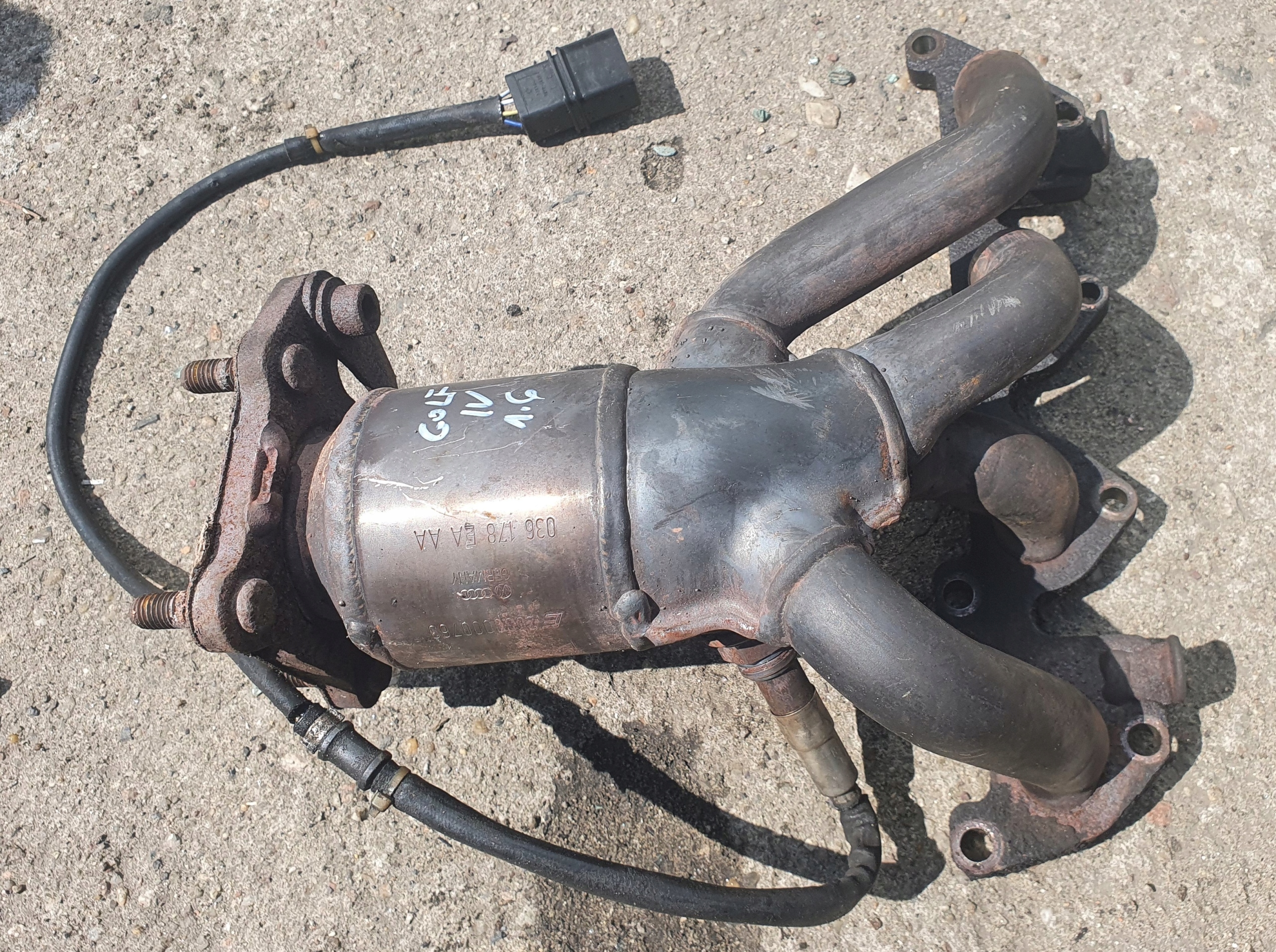 КОЛЕКТОР КАТАЛІЗАТОР ЛЯМБДА ЗОНД VW GOLF IV 1.6