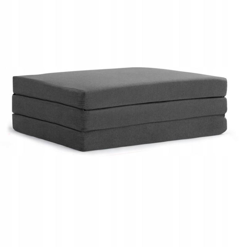 MATERAC PRZENOŚNY SKŁADANY TURYSTYCZNY SZARY L Szerokość materaca 80 cm