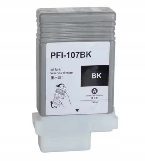 Tusz Do Canon PFI-107 Bk IPF670 IPF680 IPF685 130ml 6705B001