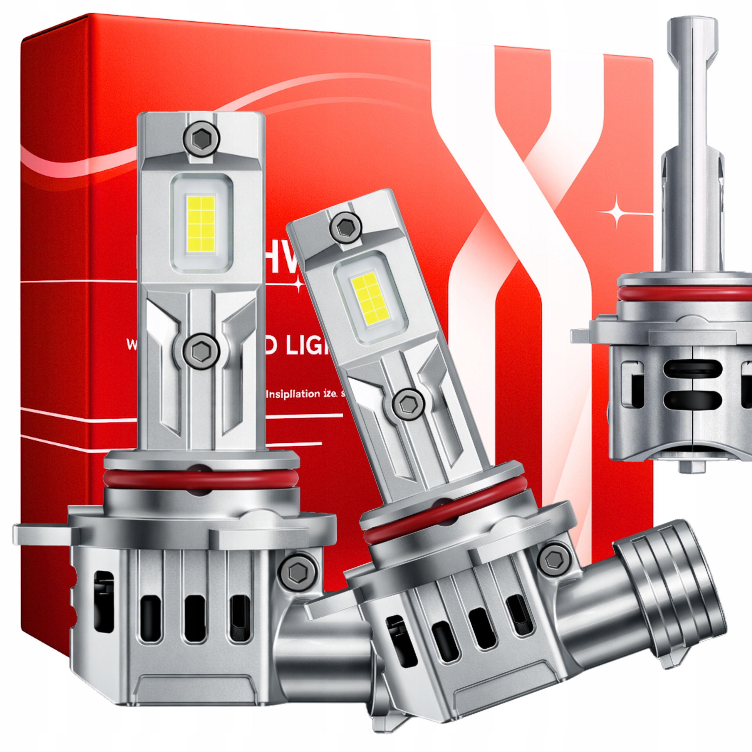 Žárovky HIR2 9012 Led 125W Homologace Canbus Světlo Silné Bílé