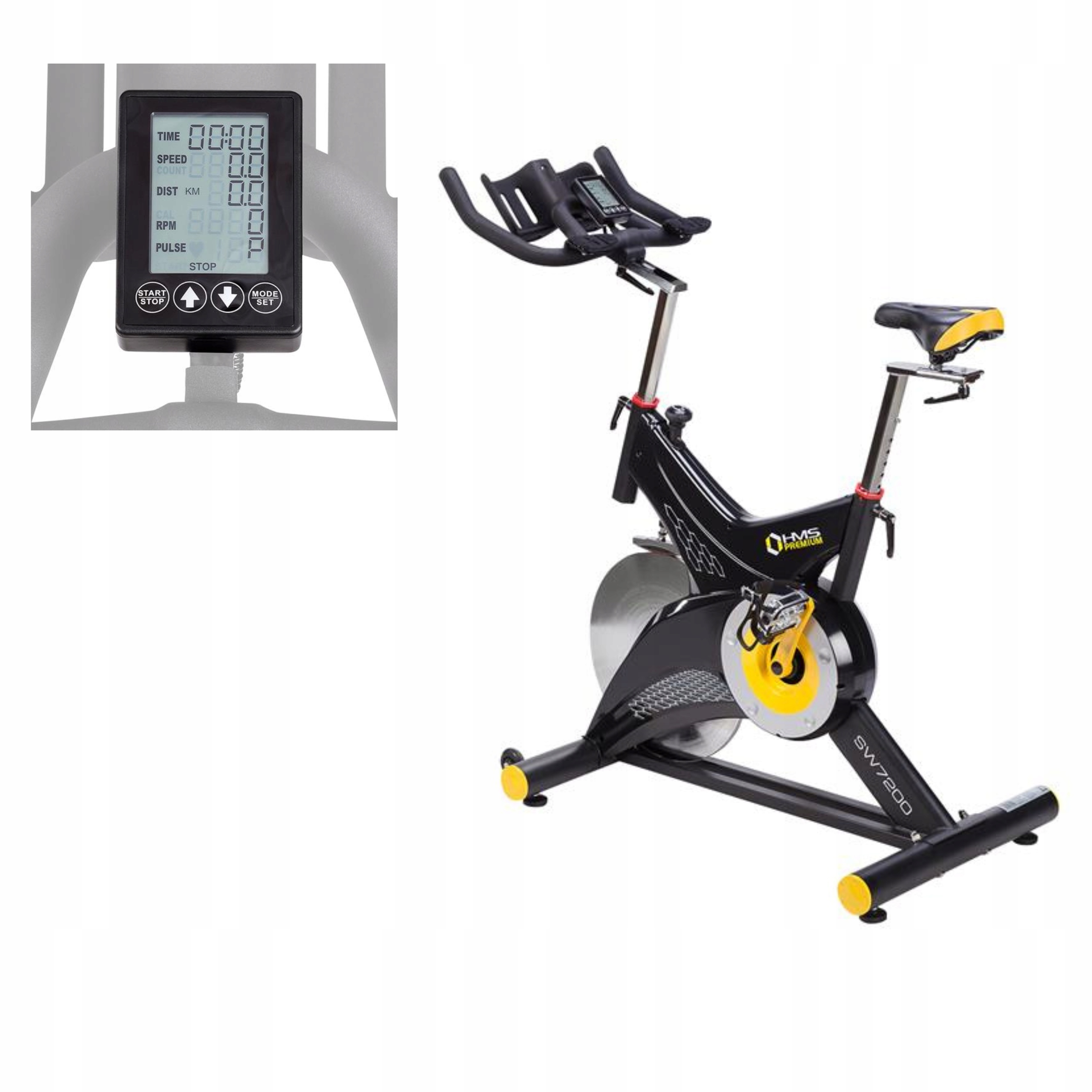 Rower Spinningowy Hms Premium 22 Kg Mechaniczny Opór Maks Waga 150 Kg