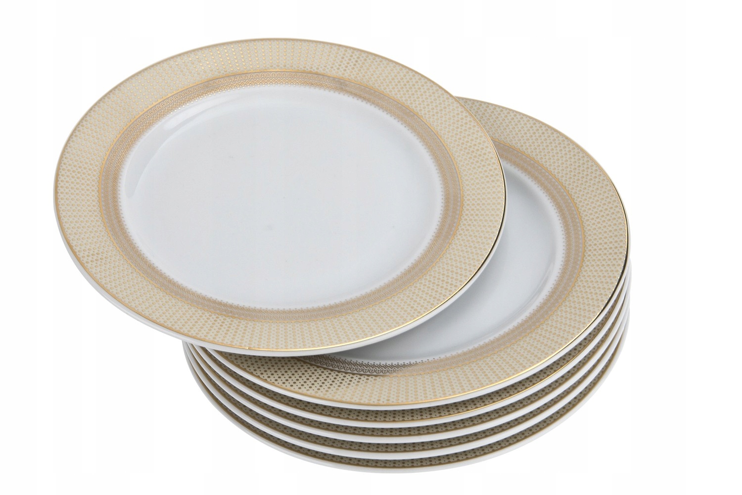 

Komplet 6 talerzy deserowych 17cm Amaro Gold
