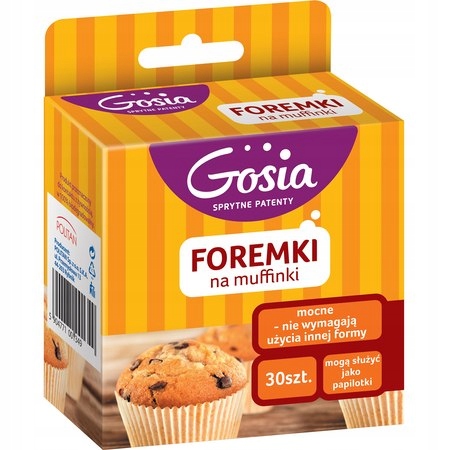 

Gosia foremki na muffinki 30szt