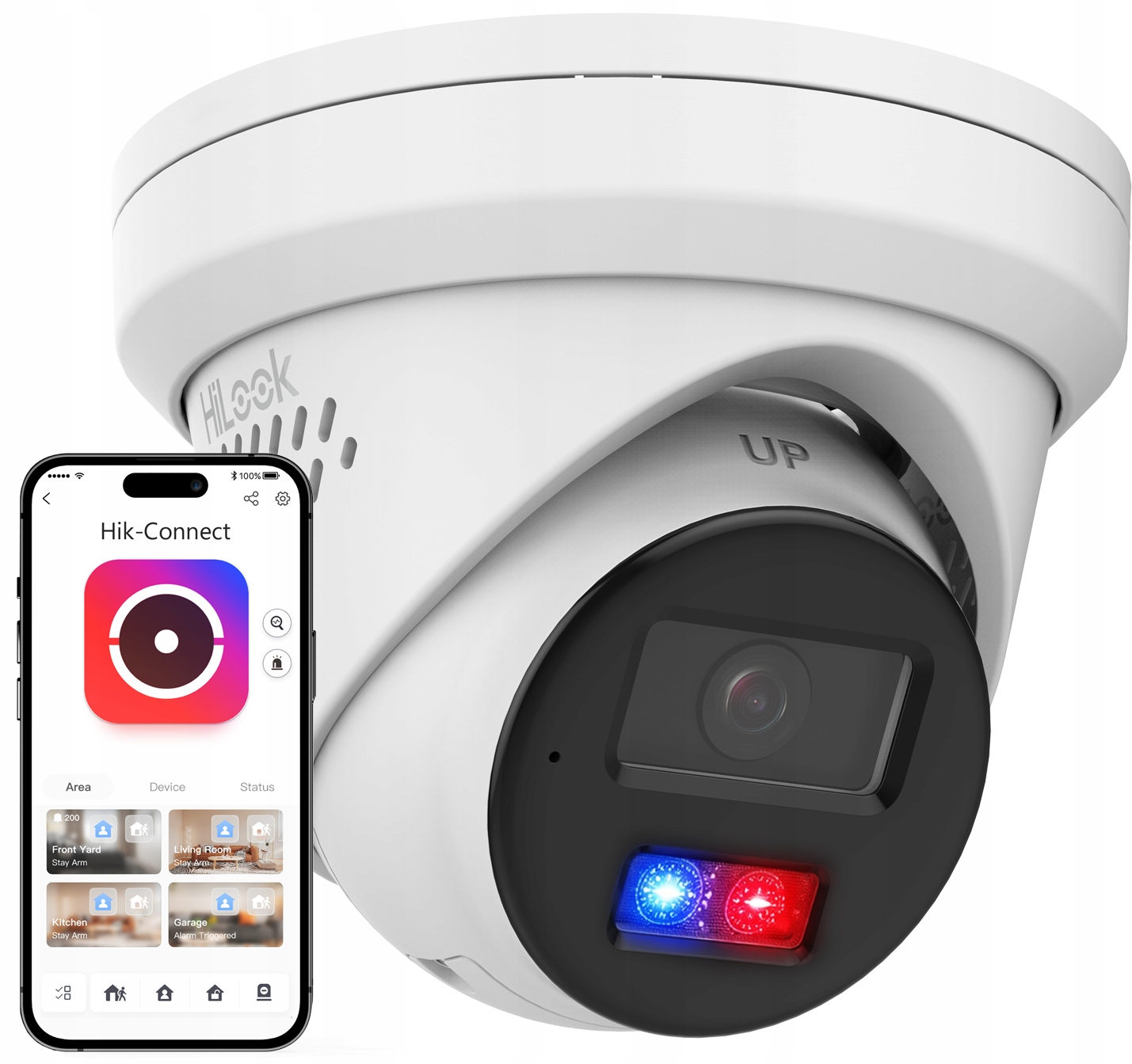 Kamera Ip 4MPx IPC-T240HAP-LUF/SL HiLook Live Guard Głośnik Mikrofon PoE