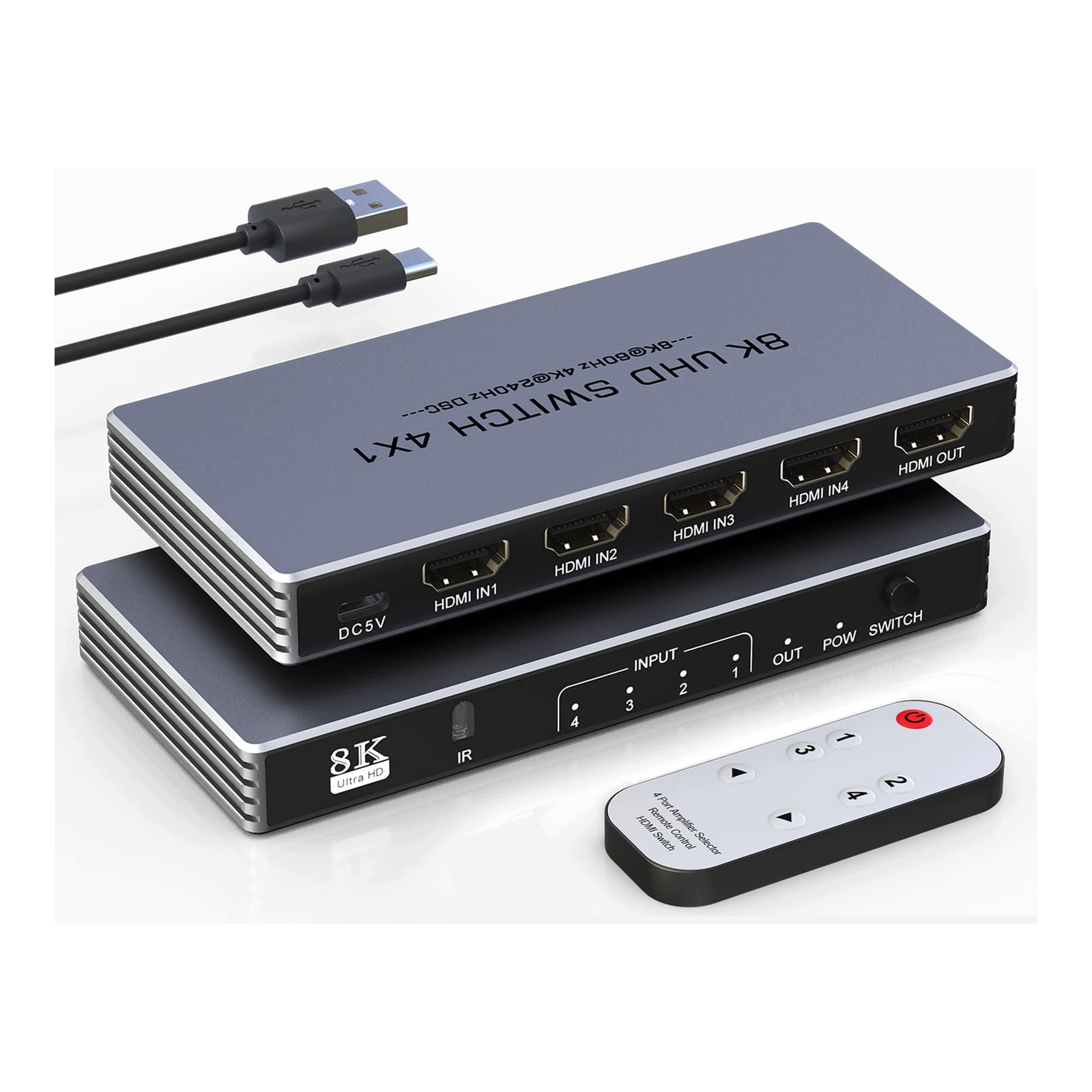 Hdmi rozbočovač 4K240Hz Hdmi přepínač 2.1 8K Hdr HDCP2.3