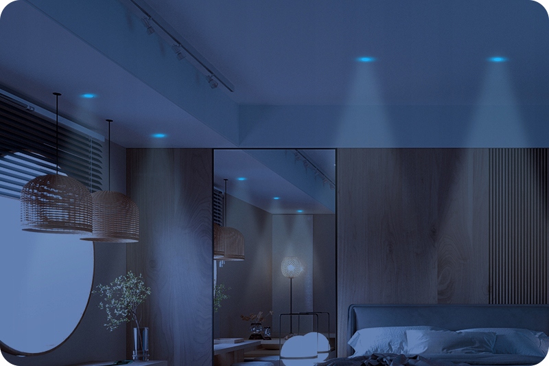 5x OCZKO SUFITOWE LED CHROM SREBRNA OPRAWKA KOŁO PODTYNKOWA 230V HALOGEN Marka Decorya